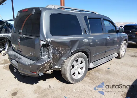 2008 Nissan Armada Le from USA, damaged, VIN 5N1BA08DX8N602458